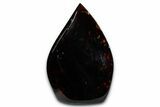 Polished Indonesian Blue Amber Flame #355812-1